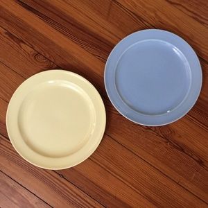 VTG 2 Luray Pastels Rare 8 1/2" Plates